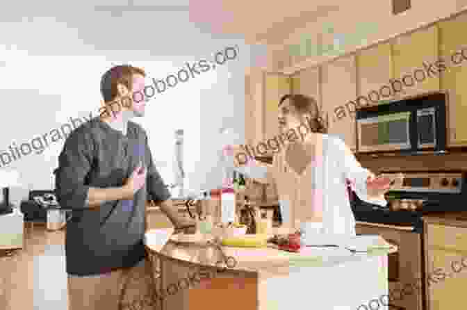 A Couple Arguing In A Kitchen Bitter David Swinden