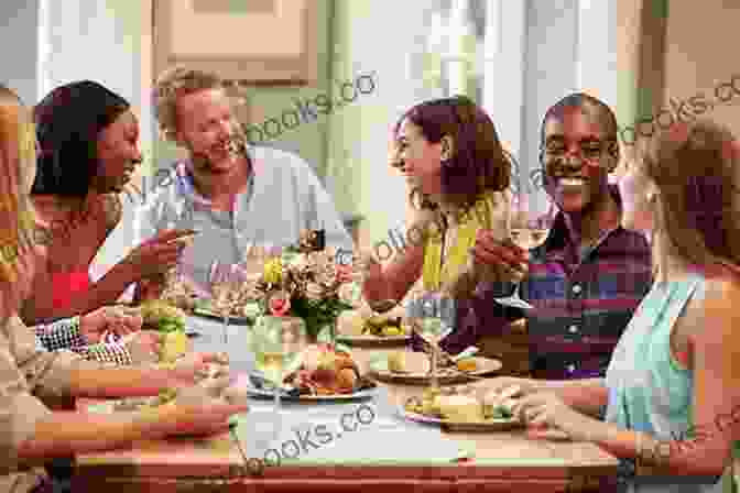 A Group Of People Sitting Around A Table, Laughing Bitter David Swinden