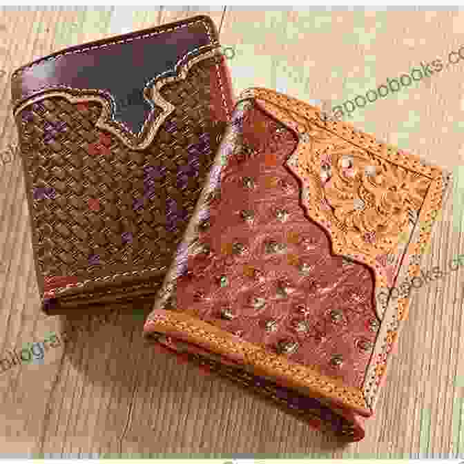 A Handmade Leather Wallet With Intricate Stitching Leather Working Made Easy: Step By Step Guide To Leather Working And Leather Crafting For Beginners