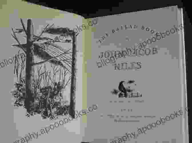 A Handwritten Manuscript Of One Of John Jacob Niles' Ballads, With Musical Notes And Lyrics The Ballad Of John Jacob Niles