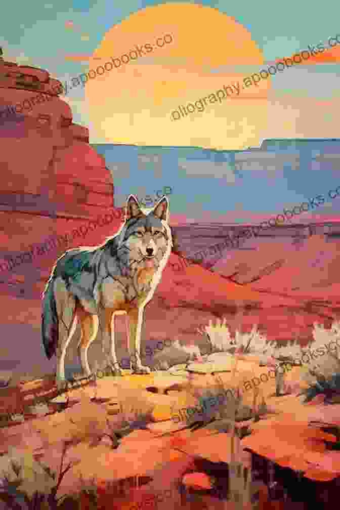 A Lone Wolf Standing On A Rocky Cliff, Its Piercing Gaze Fixed On Something Unseen Smile Of The Wolf Tim Leach