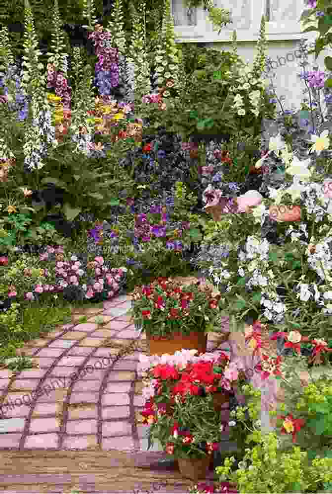 A Lush Garden Filled With Blooming Flowers And Winding Paths THE FLOWER HUNTER S COTTAGE (Cottages Cakes Crafts 1)