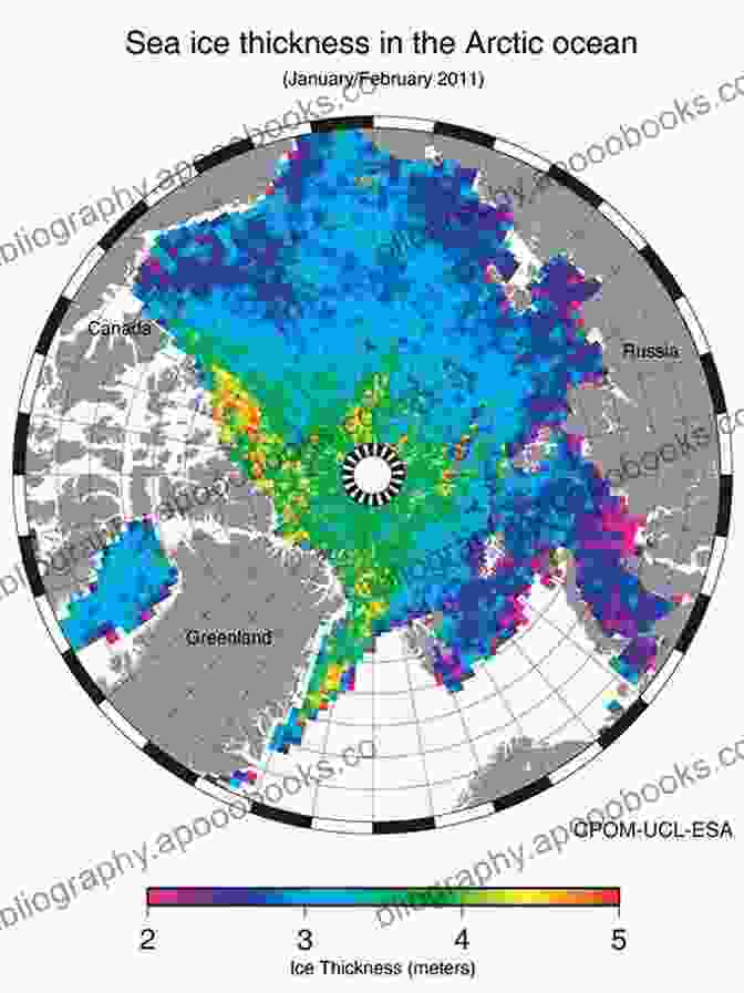 A Satellite Image Of The Arctic, Showing Sea Ice Cover And Ice Sheet Thickness. Enhancing NASA S Contributions To Polar Science: A Review Of Polar Geophysical Data Sets