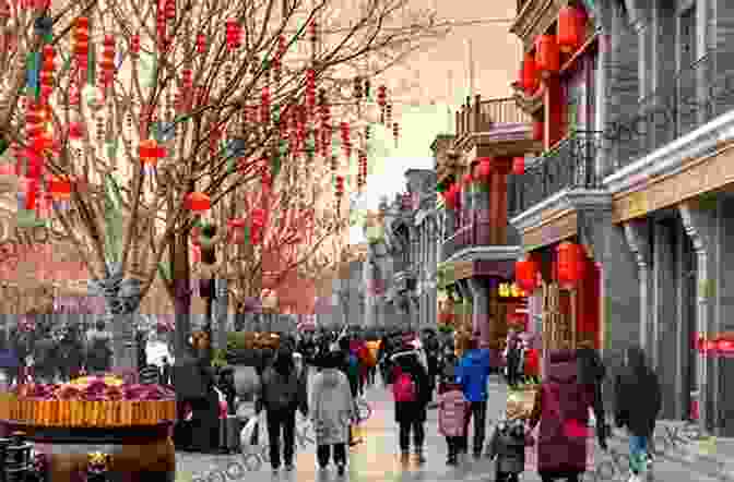 A Vibrant Street Scene In Shanghai, China, Capturing The Dynamism And Diversity Of Chinese Society. The Truth About China In The 21st Century: The Dragon Awakens