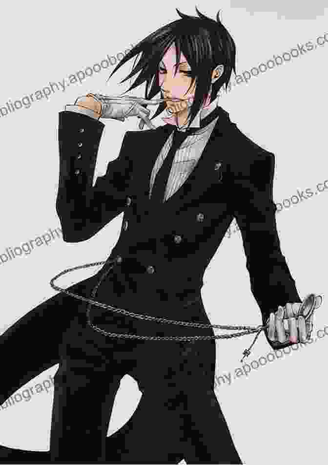 An Illustration From Black Butler 184 Featuring The Character Sebastian Michaelis Black Butler #184 Yana Toboso