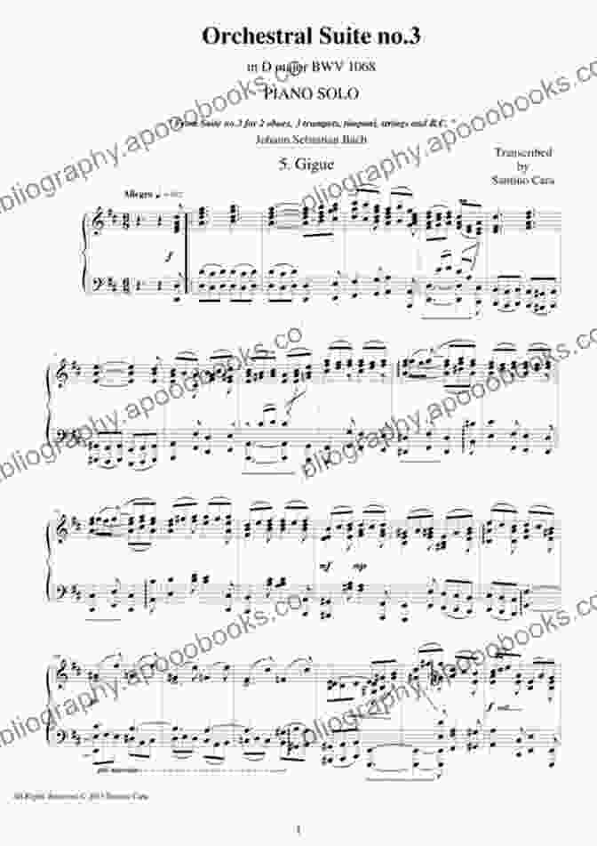 Bach's Orchestral Suite No. 3 In D Major Sheet Music The Great Instrumental Works: Unlocking The Masters No 7