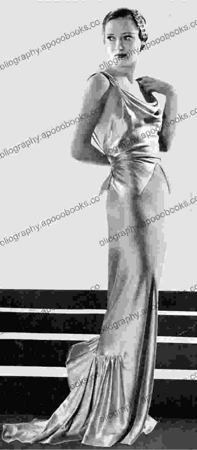 Black And White Photo Of A Glamorous Woman In A 1930s Evening Gown, Surrounded By Paparazzi MURDER GOES HOLLYWOOD Sylvia Selfman