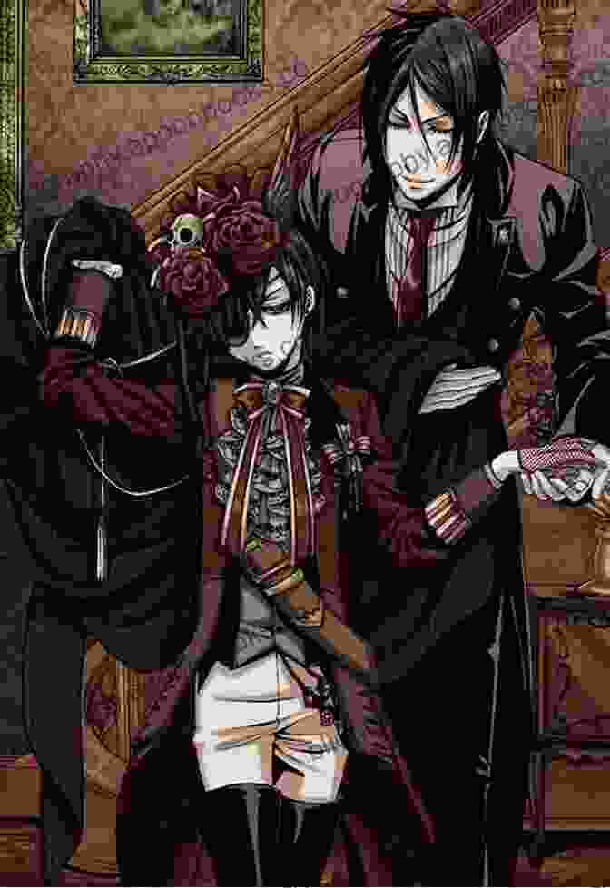 Black Butler 164 Cover Image Featuring Ciel Phantomhive And Sebastian Michaelis Black Butler #164 Yana Toboso