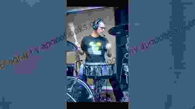 Drummer Demonstrating A Gravity Blast Technique On The Snare Drum. Contemporary Studies For The Snare Drum