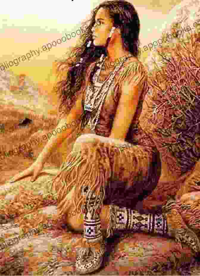 Elly, A Young Cherokee Girl Sitting On A Rock, Gazing Into The Distance. Cherokee Sister Debbie Dadey