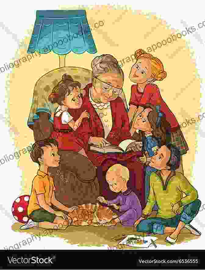 Grandma Aggie Reading A Story To A Group Of Children, Who Are Captivated By Her Words. Grandma Says: Wake Up World : The Wisdom Wit Advice And Stories Of Grandma Aggie