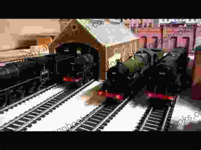 Highly Detailed Model Of A Motive Power Depot, Featuring Realistic Locomotives And Infrastructure Modelling Engine Sheds And Motive Power Depots Of The Steam Era