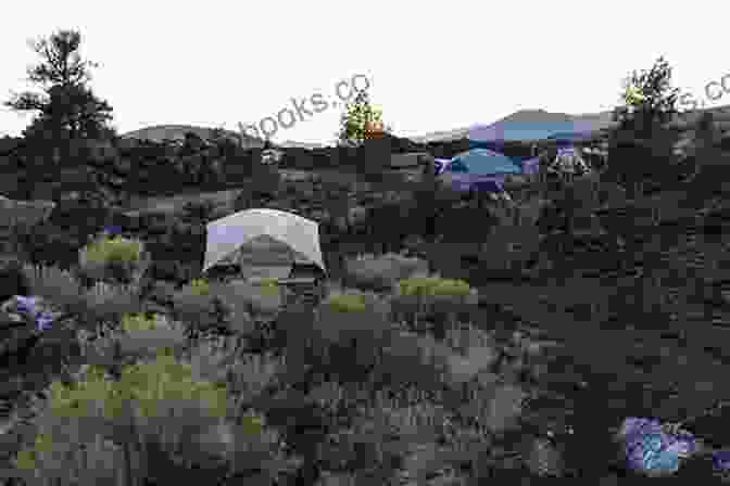 Hikers Camp Under A Starlit Sky At The Lava Flow Campground Within Craters Of The Moon National Monument Craters Of The Moon: Craters Of The Moon National Monument