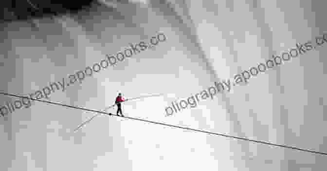 Jeremy Bullard Walking On A High Wire Above A Body Of Water, Surrounded By Lush Greenery And A Serene Landscape Life On The Line Jeremy Bullard