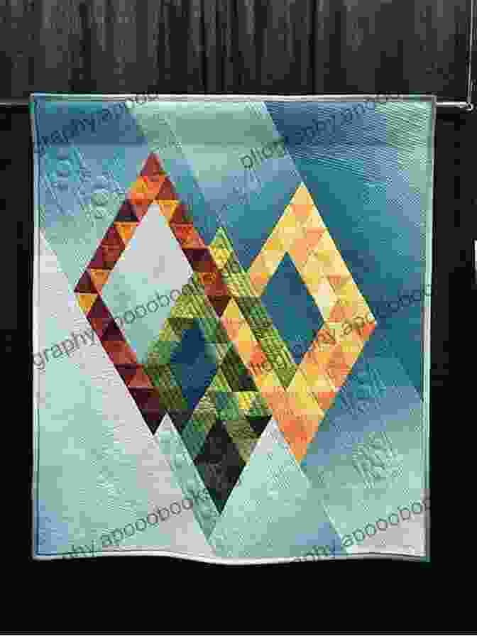 Modern Quilt With Geometric Patterns Easy Cut Quilts With A Modern Twist