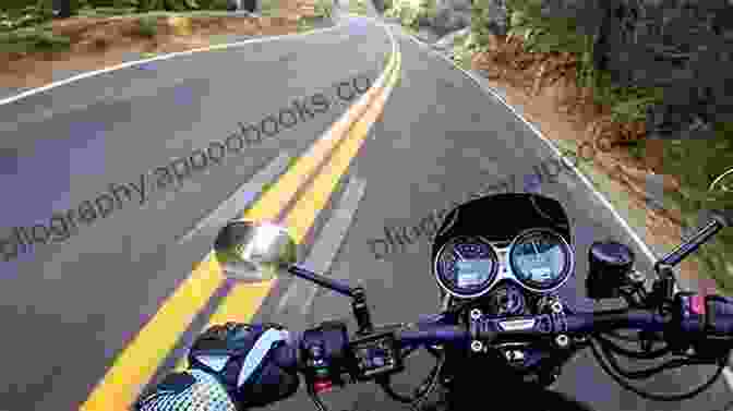 Motorcycle Riding On The Angeles Forest Highway, Surrounded By Dense Forests And Towering Mountains Motorcycle Routes Around Los Angeles