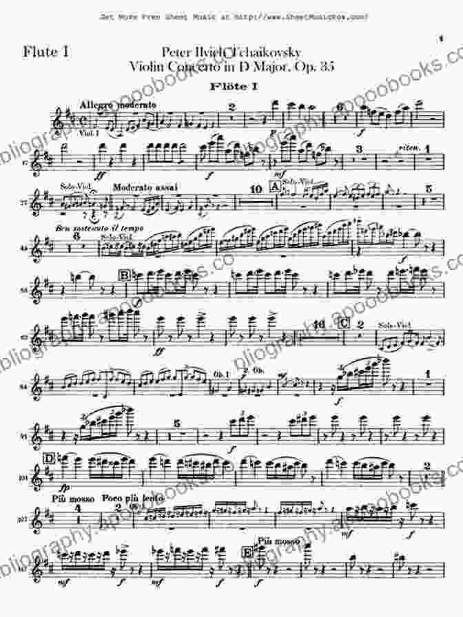 Tchaikovsky's Violin Concerto In D Major Sheet Music The Great Instrumental Works: Unlocking The Masters No 7