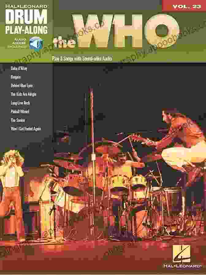 The Who Drum Songbook Drum Play Along Volume 23 Book Cover The Who Drum Songbook: Drum Play Along Volume 23