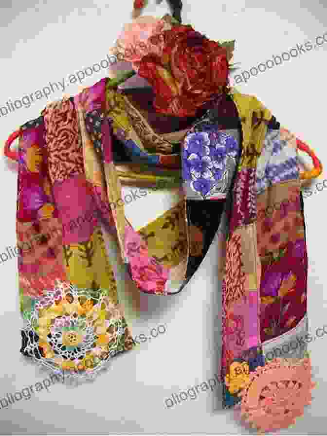 Warm And Chic Scarf: Bundle Up In A Cozy Scarf Made From Luxurious Fabric Scraps. Half Yard Vintage: Sew 23 Gorgeous Accessories From Left Over Pieces Of Fabric