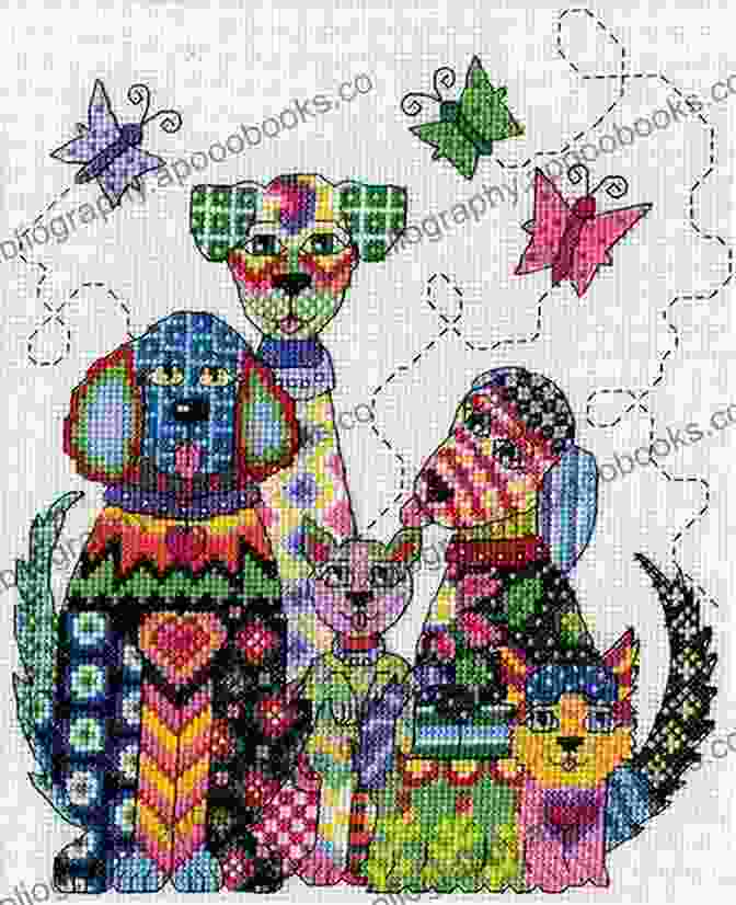 Watercolor Dog Cross Stitch Counted Cross Stitch Pattern: Watercolor Dog #156 Poodle: 183 Watercolor Dog Cross Stitch