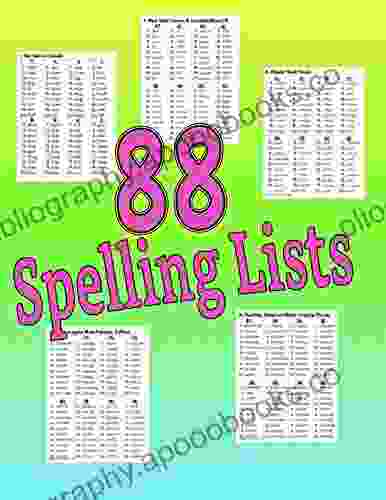 88 Systematic Spelling Lists: Learning to Read in America: Teaching Aids Set 2 (Learning to Read in America Teaching Aids)